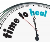 Clock displaying Time To Health
