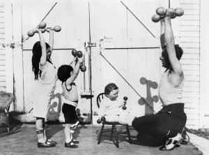 Old school family fitness