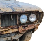Vintage rusty car