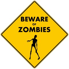 zombie sign