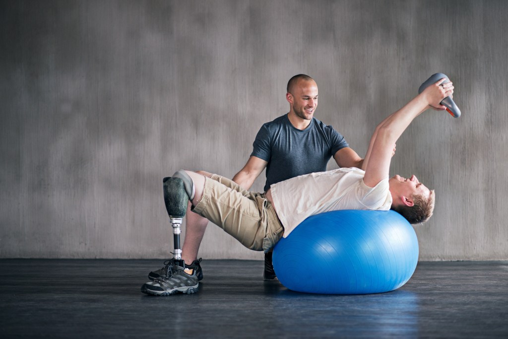 specialty training programs, adaptive prosthetic leg
