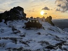 Software customer support employee Jaz conquering mountains in her Polaris.