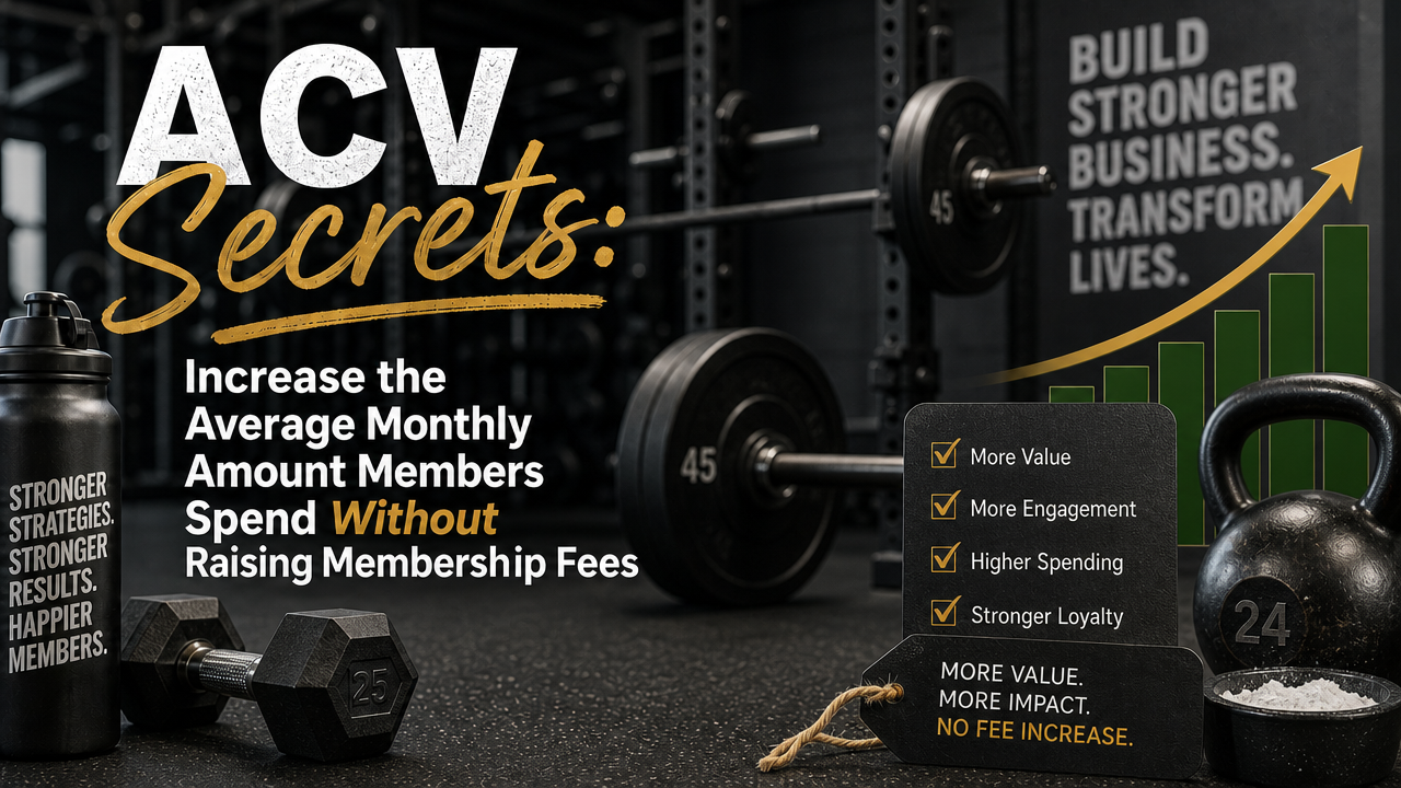 ACV Secrets: Increase the Monthly Amount Members Spend Without Raising Membership Fees