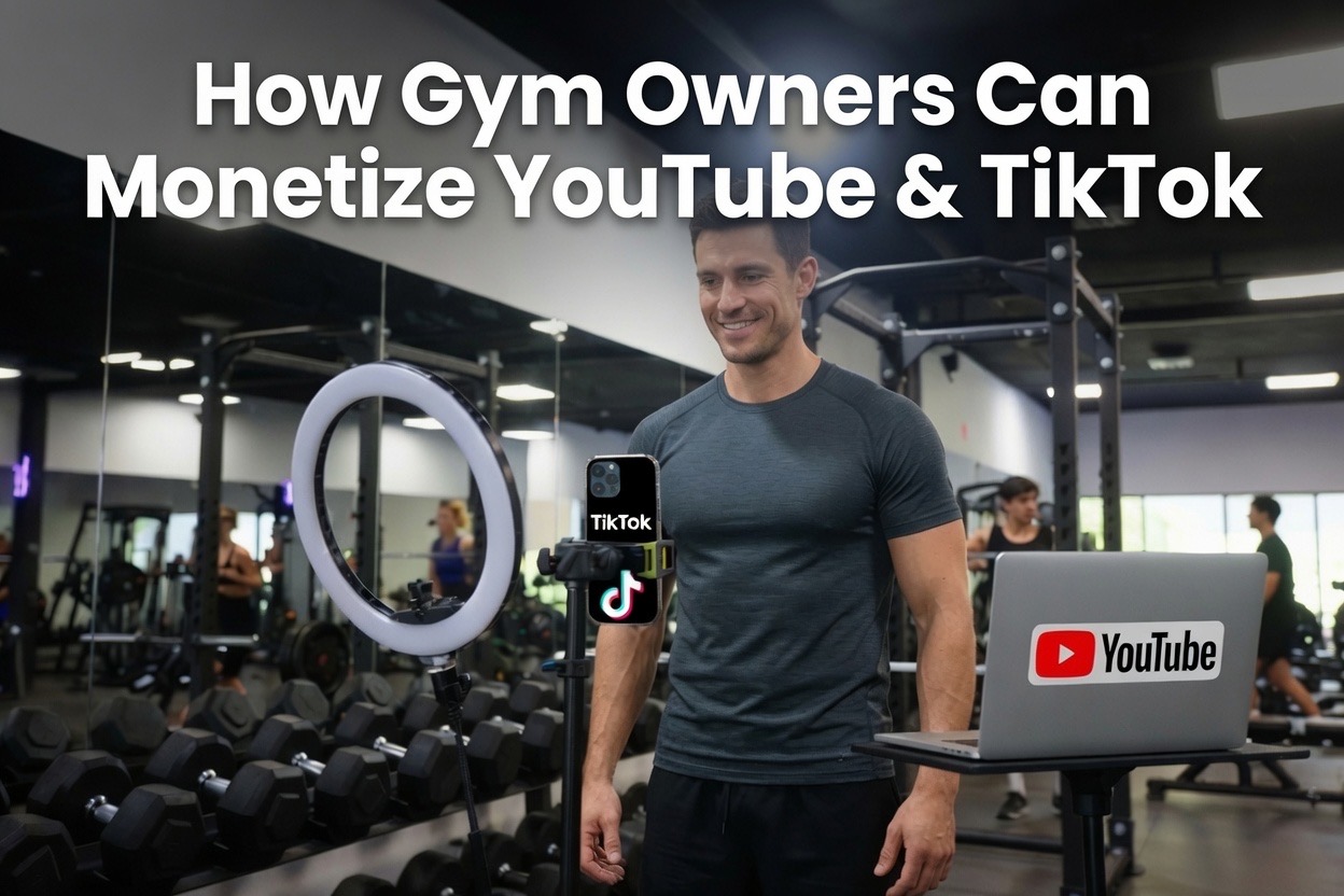 Turning Your Gym into a Content Studio: Monetizing YouTube and TikTok as a New Revenue Stream